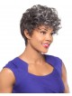 Affordable Trendy Capless Crop-Style Wig for Old Women