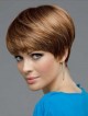 Nice Synthetic Straight Cropped Boycuts Hair Wig With Bangs