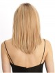Human Hair Shoulder Length Straight Lace Front Natural Wig
