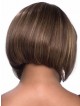 Amazing Chin Length Bob Straight Synthetic Wig With Full Bangs