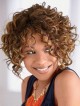 Hot Sale Deep Wavy Synthetic Short African American Hair Wig