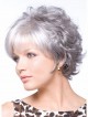 Best Women's Wavy Short Synthetic Wig With Bangs Online Sale