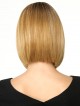 New Bob Style Synthetic Capless Bob Hair Blonde Wig With Bangs