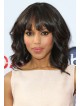 Discounted Medium Wavy Cut Celebrity Synthetic Wig With Bangs