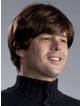 Mens Short Wigs Brown Wigs for Male