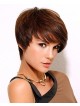 Cheap Straight With Bangs Women Short Synthetic Wig