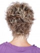 Cropped Layered Wavy Capless Wigs Pixie Cut